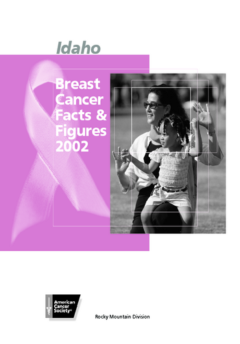 Breast Cancer Facts And Figures 2002